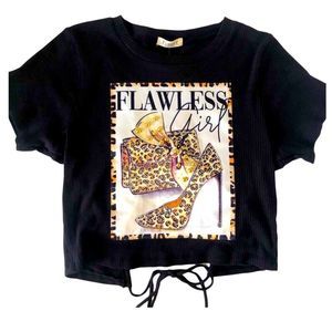 💥🆕 "Flawless Girl" Ribbed Crop Top